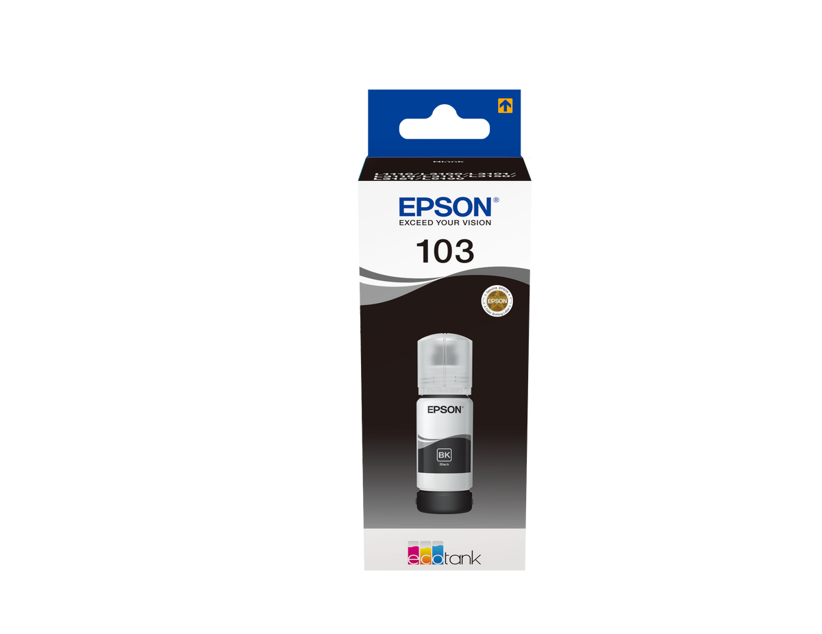 Epson 103 Noir – bouteille d’encre originale