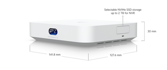 Ubiquiti UniFi Cloud Gateway Max UCG-Max – Passerelle 2.5G compatible NVR – vue 2