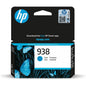 Cartouche d’encre originale HP 938 Cyan – 4S6X5PE