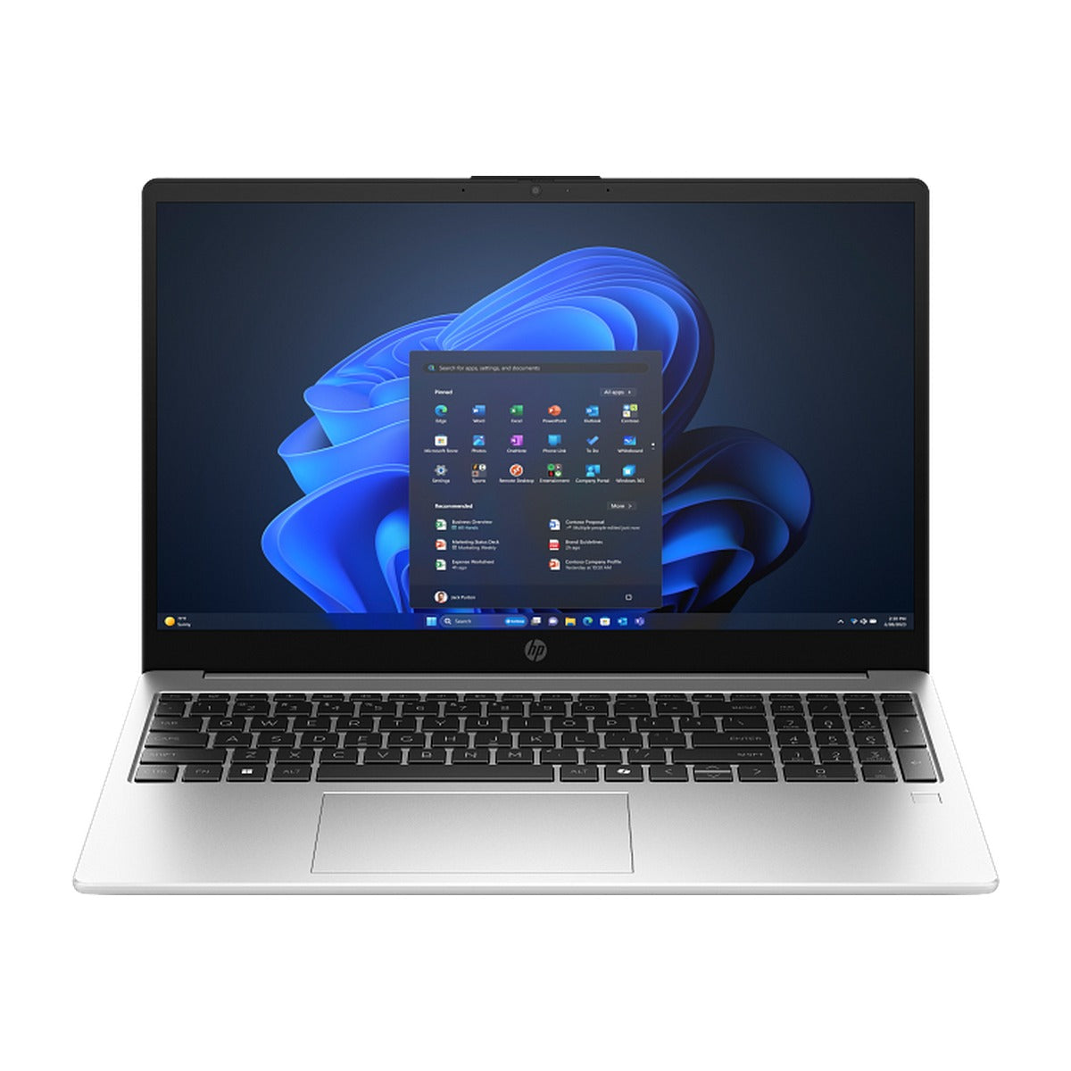 HP 250R G10 – Core 3-100U – 8 Go RAM – SSD 512 Go – 15,6'' FHD – Windows 11 Pro – Argent