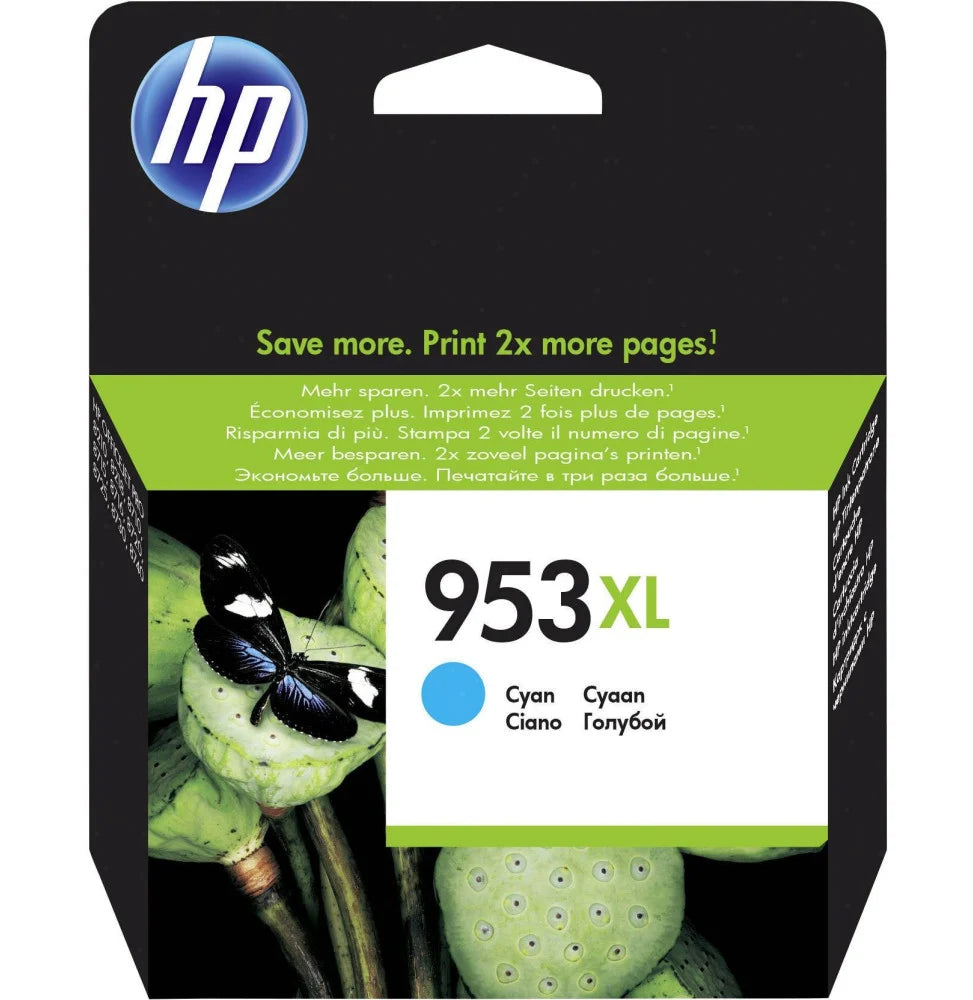 Cartouche d’encre originale HP 953XL Cyan – F6U16AE