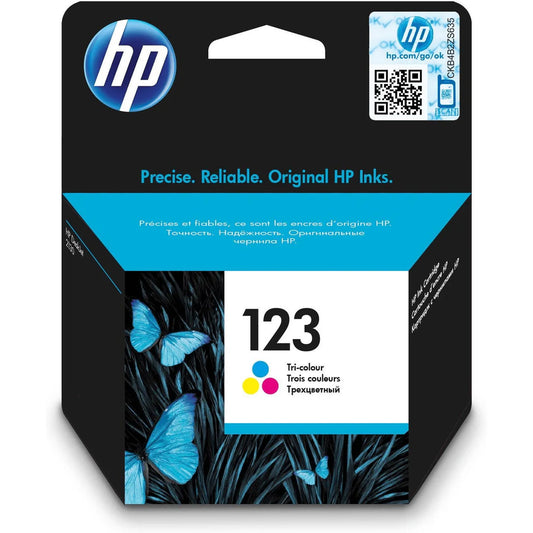 Cartouche d’encre originale HP 123 Trois couleurs – F6V16AE