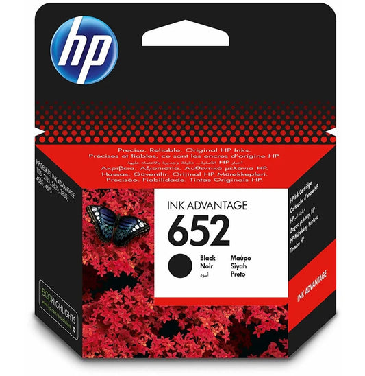 Cartouche d’encre originale HP 652 Noir – F6V25AE