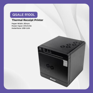 NCTS R100L Thermal POS USB + LAN – Imprimante thermique ticket 80 mm