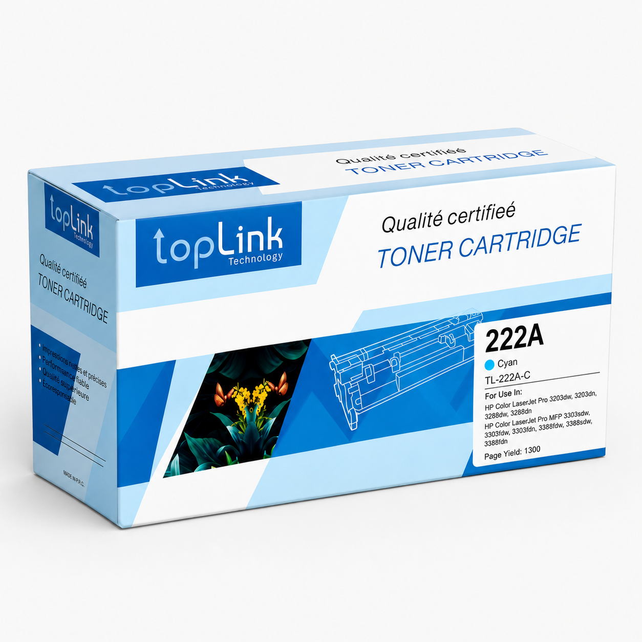Toner compatible TopLink 222A – Cyan