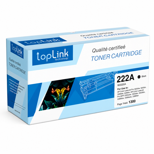 Toner compatible TopLink 222A – Noir