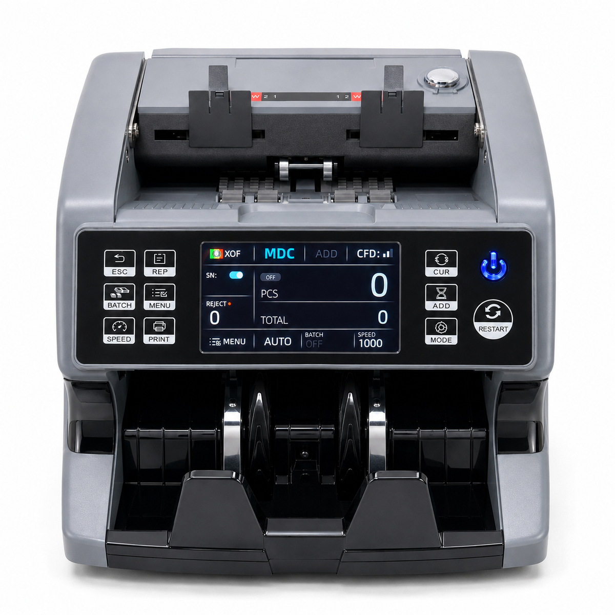 TOPLINK TL-MC21P – Compteuse & valorisatrice de billets multi-devises – Double CIS