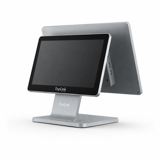 TOPLINK TL-POS585D – Terminal POS tactile double écran – Core i5-1235U – 8/512 Go