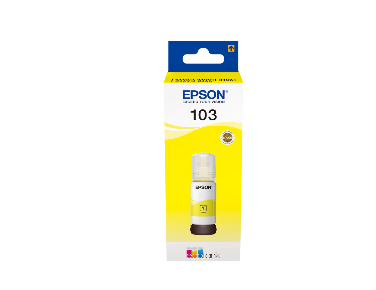 Epson 103 Jaune – bouteille d’encre originale