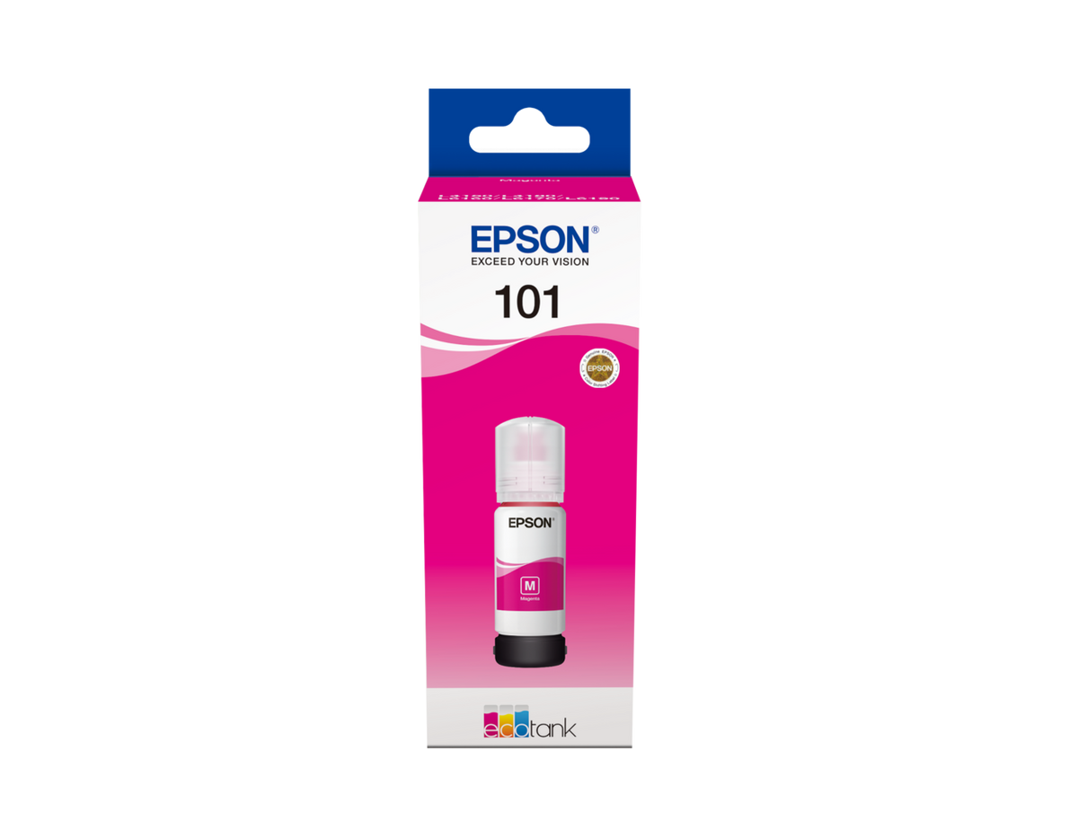 Bouteille Epson 101 Magenta, 70 ml — visuel officiel