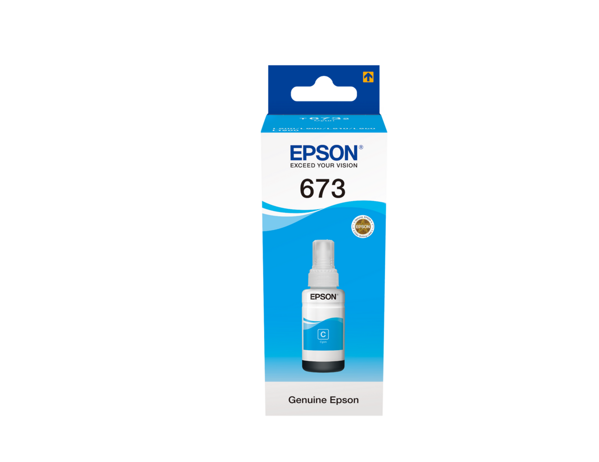 Bouteille Epson T6732 Cyan, 70 ml — visuel officiel