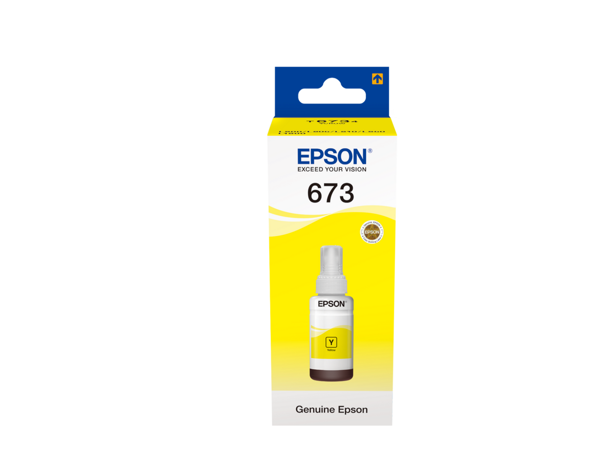 Bouteille Epson T6734 Jaune, 70 ml — visuel officiel