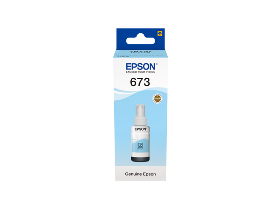 Bouteille Epson T6735 Cyan clair, 70 ml — visuel officiel