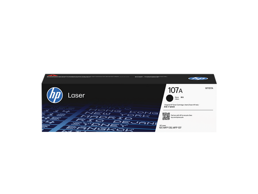 HP 107A noir W1107A — vue officielle 1