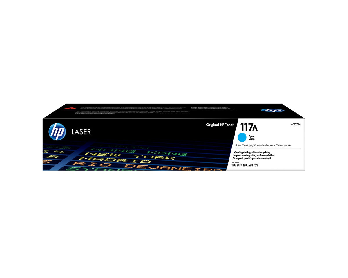 HP 117A cyan W2071A — vue officielle 1