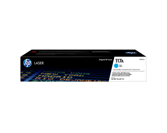 HP 117A cyan W2071A — vue officielle 1