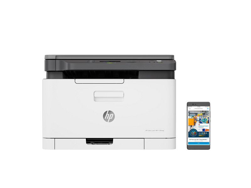 HP Color Laser MFP 178nw – Multifonction laser couleur A4 — vue 1 officielle HP