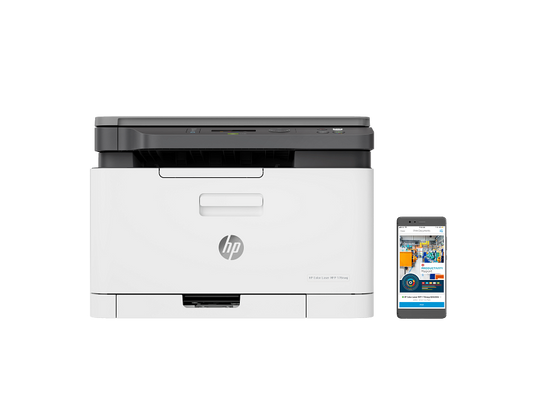 HP Color Laser MFP 178nw – Multifonction laser couleur A4 — vue 1 officielle HP