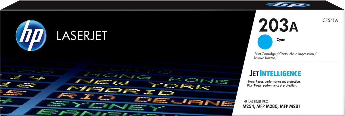 HP 203A cyan CF541A — vue officielle 1