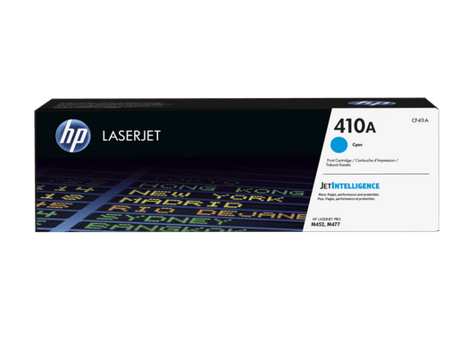 HP 410A cyan CF411A — photographie officielle