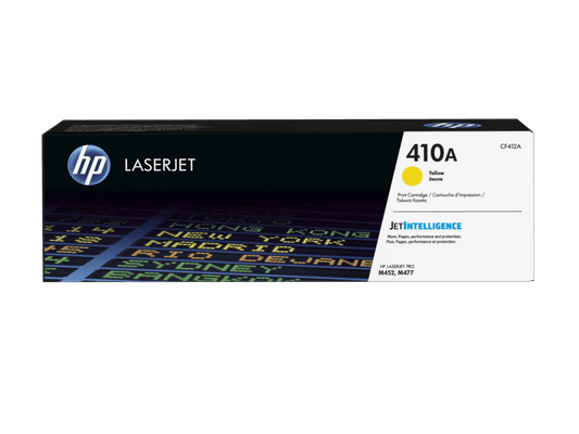 HP 410A jaune CF412A — photographie officielle