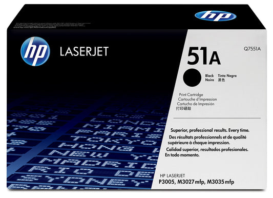 HP 51A noir Q7551A — vue officielle 1