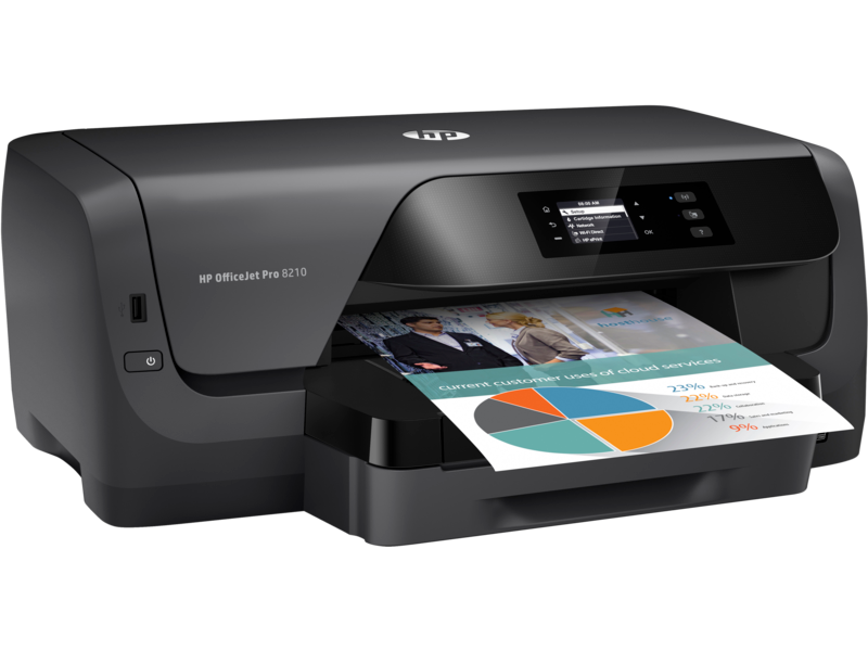 HP OfficeJet Pro 8210 – Imprimante jet d’encre couleur A4 — vue 3 officielle HP