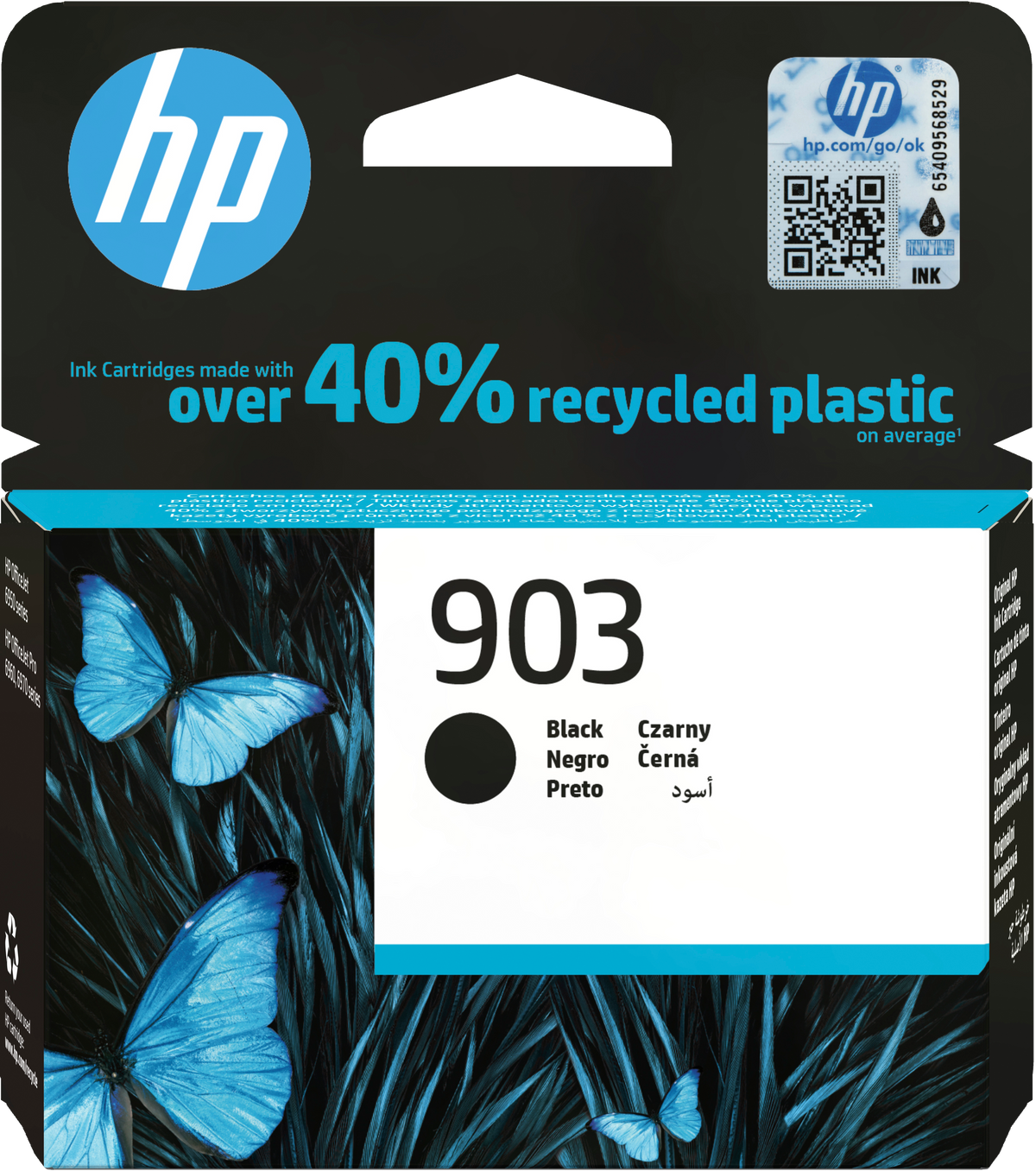 Cartouche HP 903 noire T6L99AE — photographie officielle
