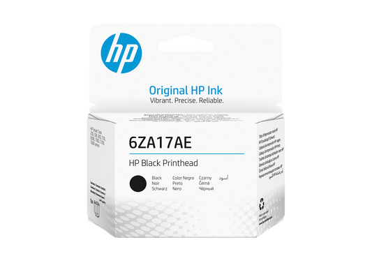 Tête HP 6ZA17AE noire — vue officielle 1