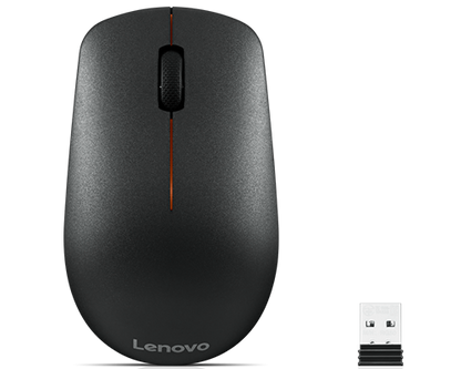 Lenovo 400 Wireless Mouse noire — vue officielle 1