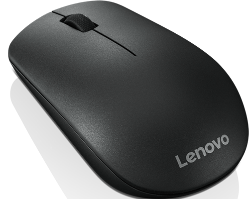 Lenovo 400 Wireless Mouse noire — vue officielle 3