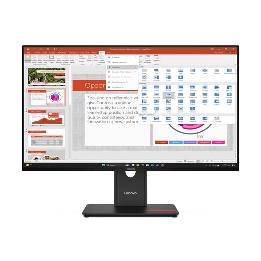 Lenovo ThinkVision T27-40 — vue avant officielle