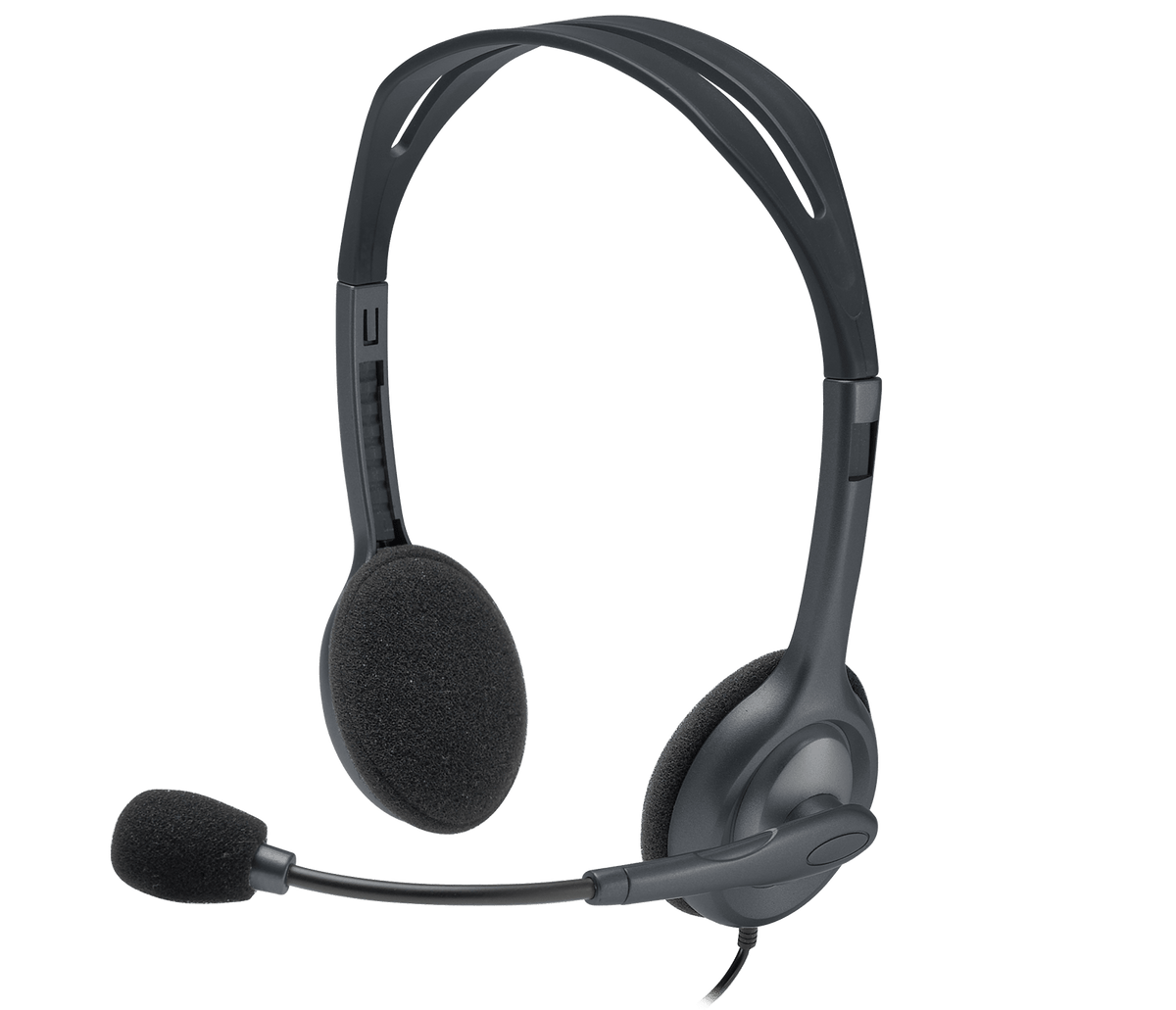Logitech H111 noir — vue 1