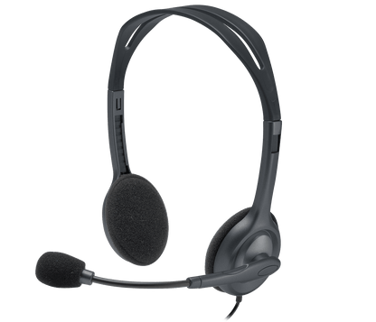 Logitech H111 noir — vue 1