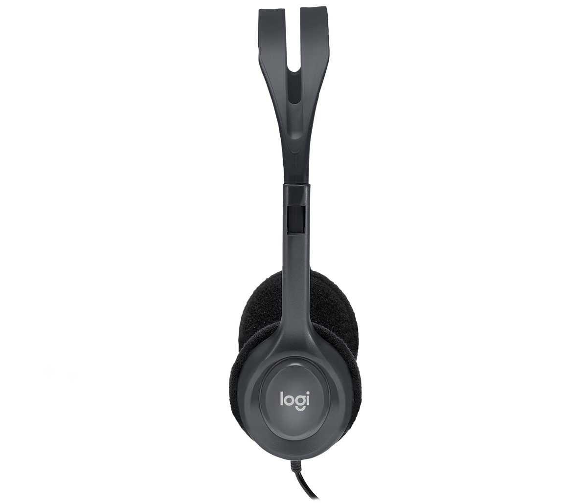 Logitech H111 noir — vue 3