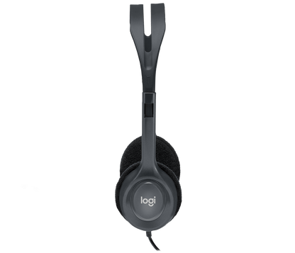 Logitech H111 noir — vue 3