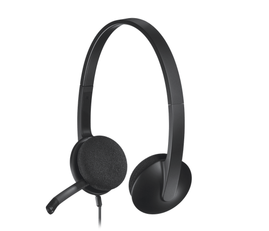 H340 USB Computer Headset - Noir — vue 2