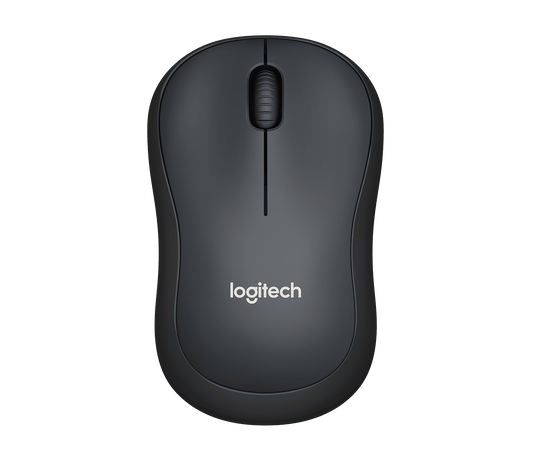 M220 Silent Wireless Mouse - Black / Charcoal — vue 1
