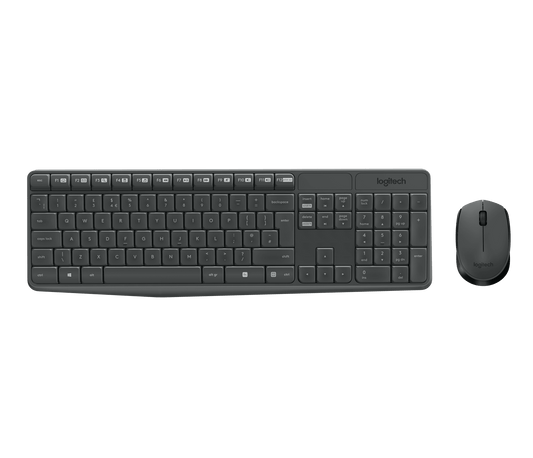 Logitech MK235 — illustration QWERTY, vue 1
