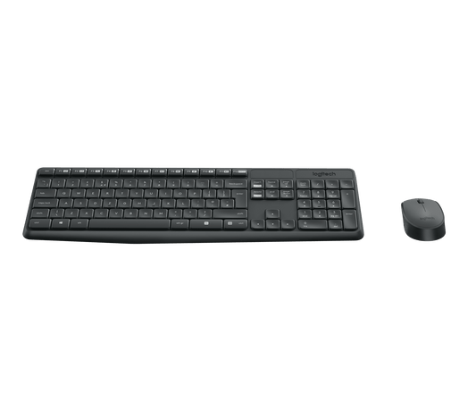 Logitech MK235 — illustration QWERTY, vue 2
