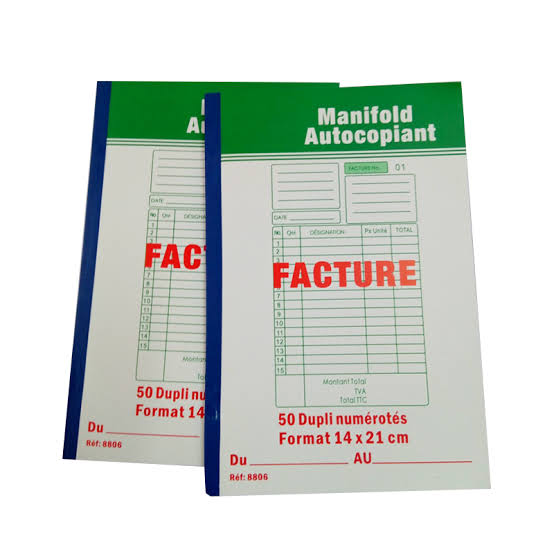 Carnet Facture Auto