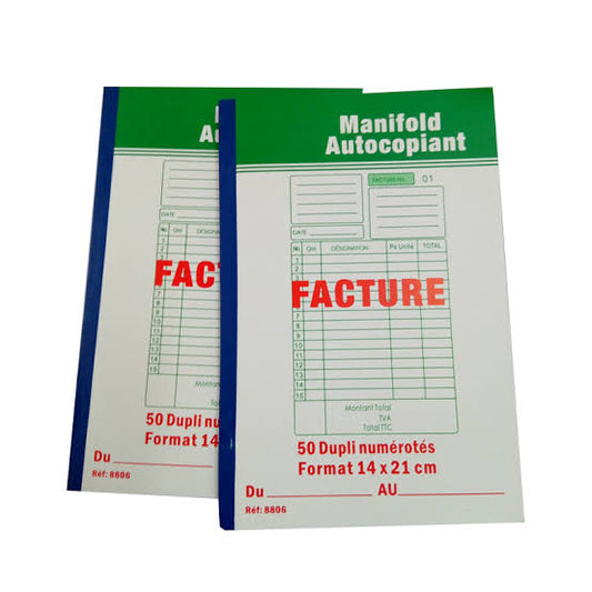 Carnet Facture Auto
