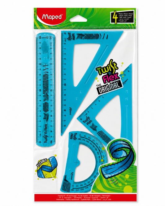 Ensemble Géométrique Maped Flexible 30 Cm