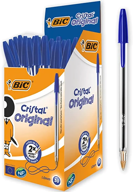 Stylo Bic Cristal Bleu