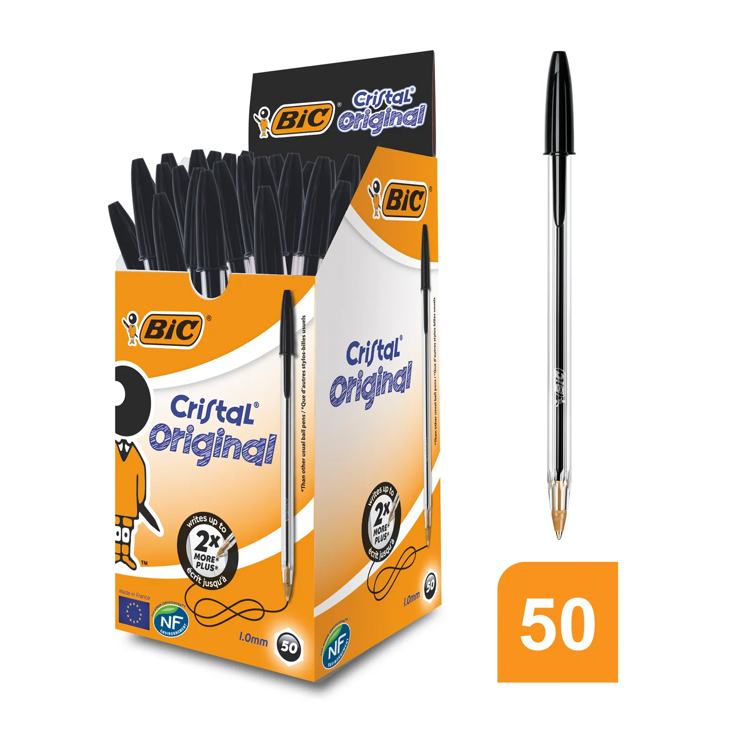 Stylo Bic Cristal Noir