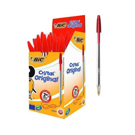 Stylo Bic Cristal Rouge