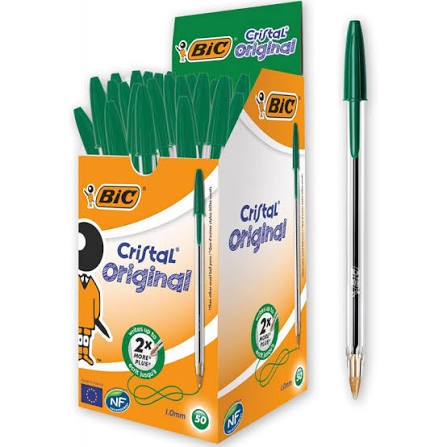 Stylo Bic Cristal Vert